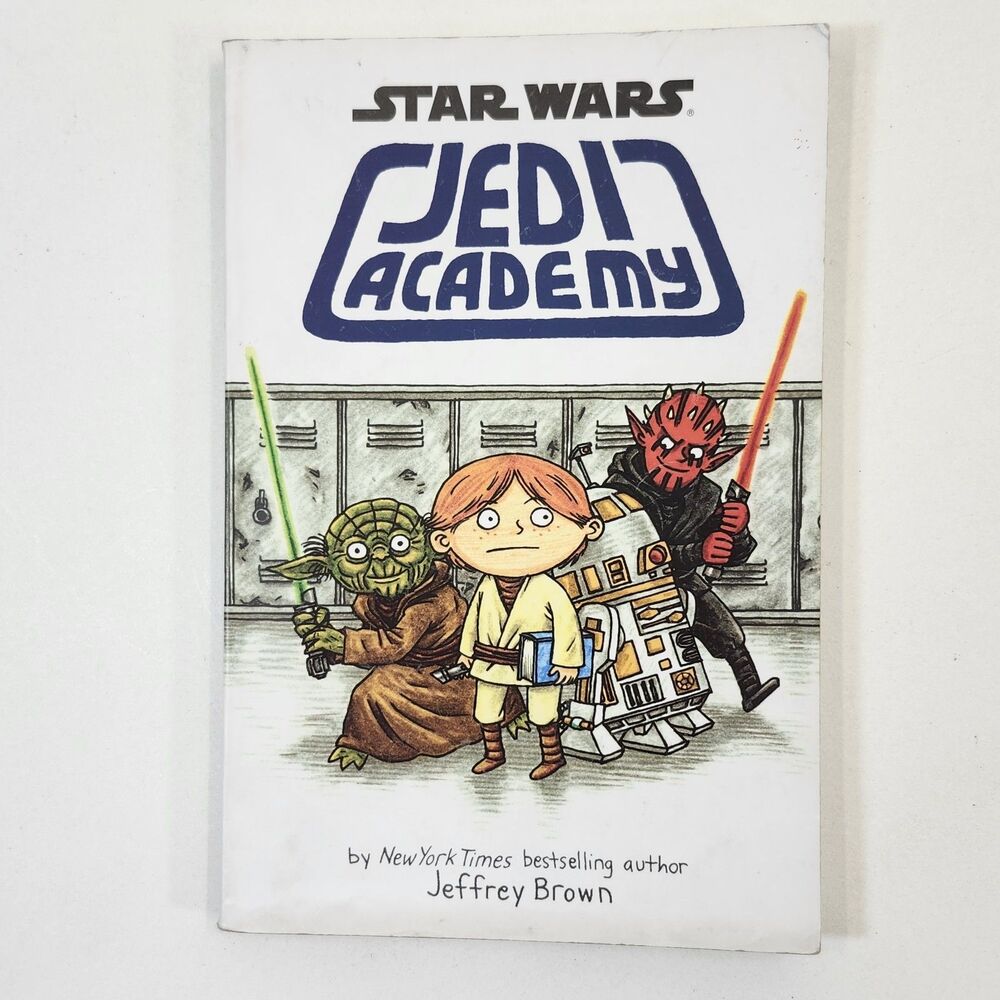 Star Wars Jedi Academy by Jeffrey Brown Paperback Books Set of 3 Comics Kids